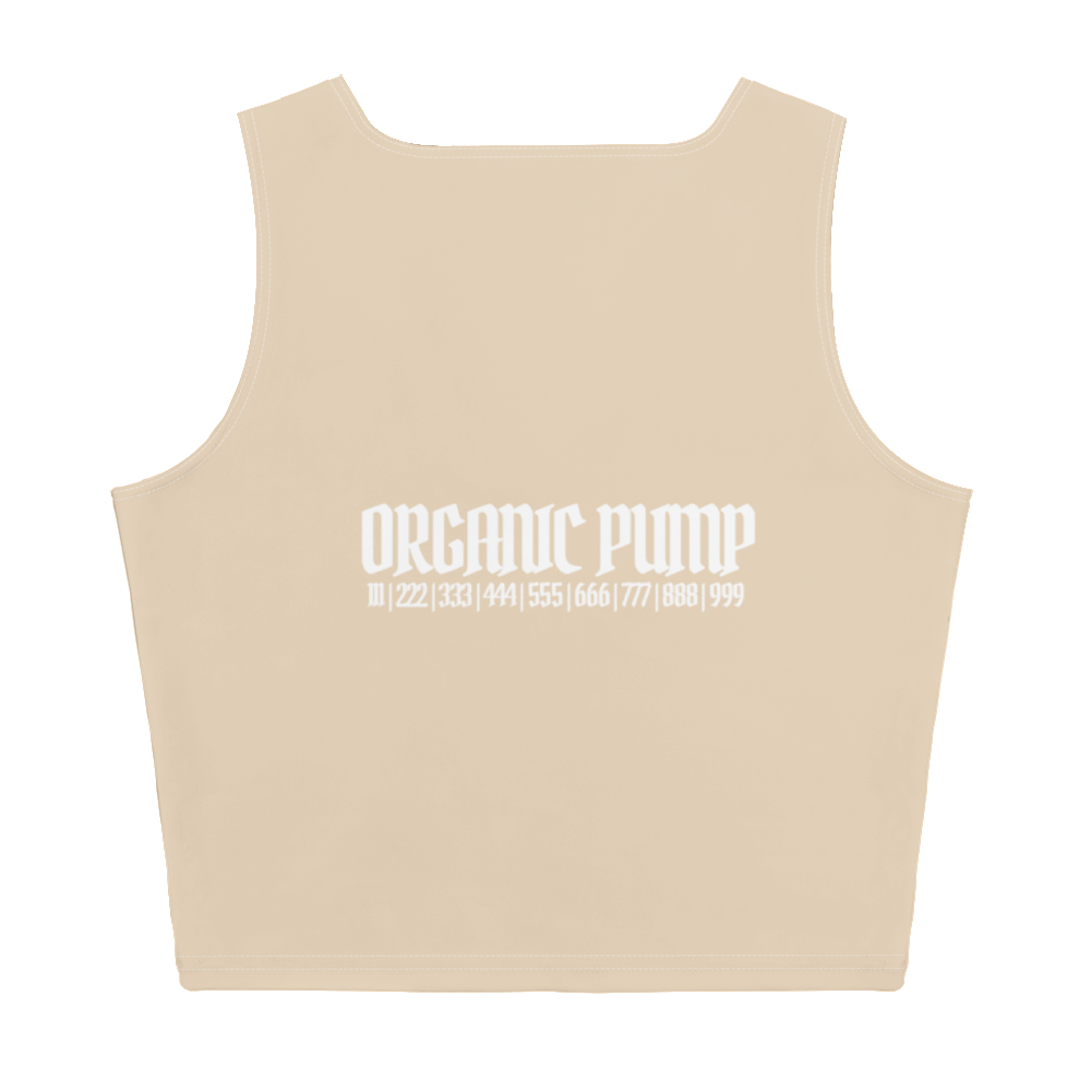 OP ESSENTIAL CROP TANK NATURAL/WHITE