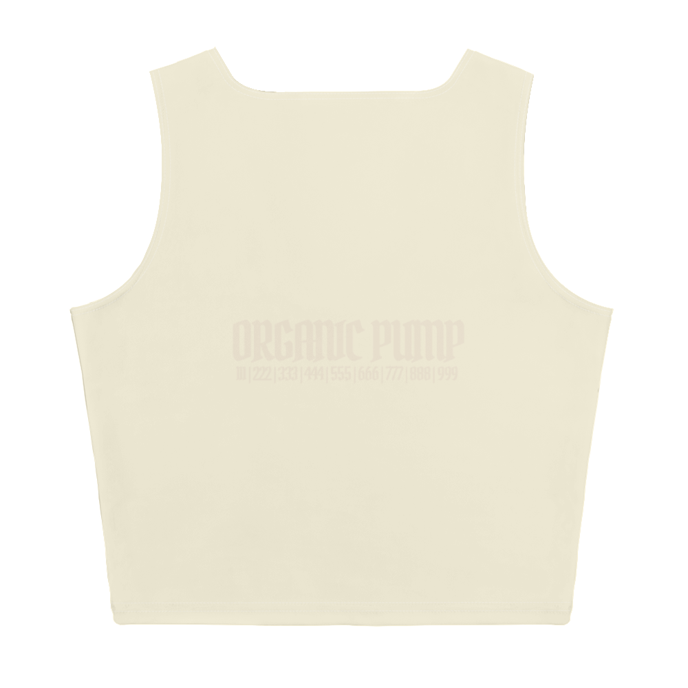 OP ESSENTIAL CROP TANK BONE/TAN