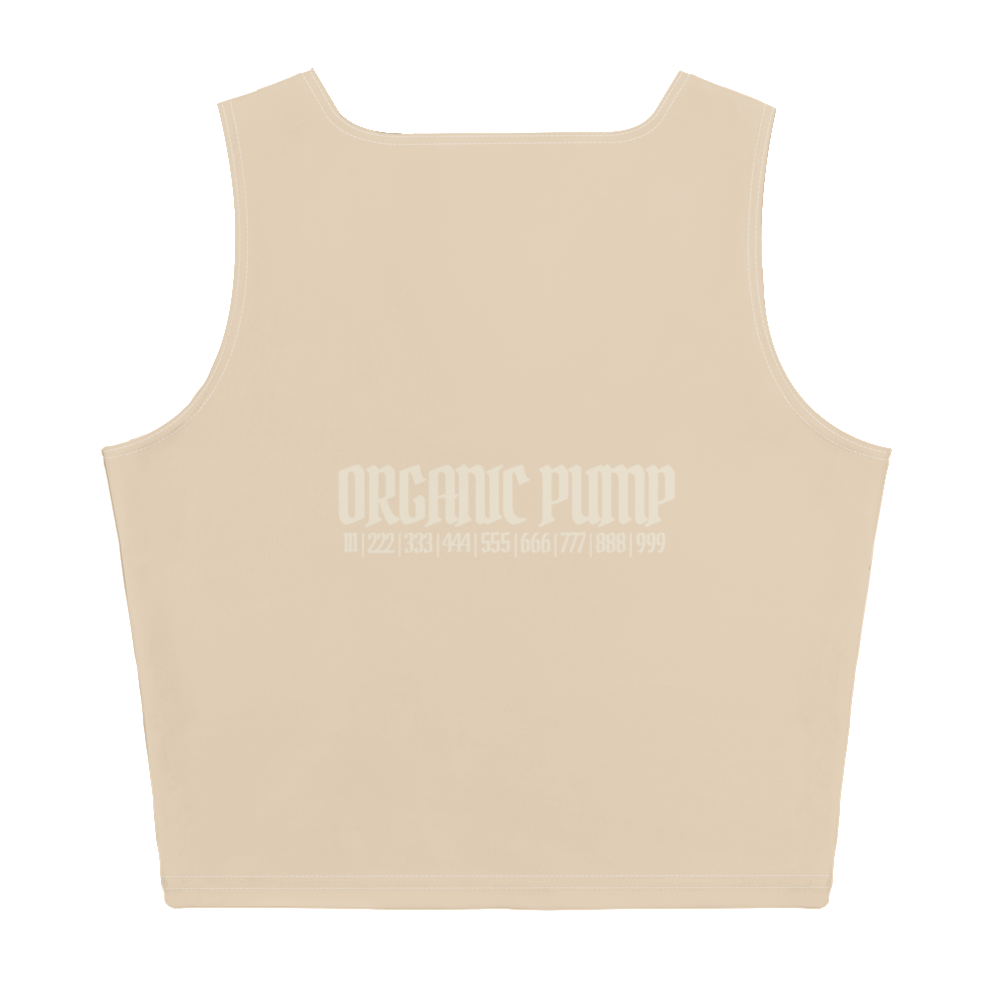 OP ESSENTIAL CROP TANK NATURAL/TAN