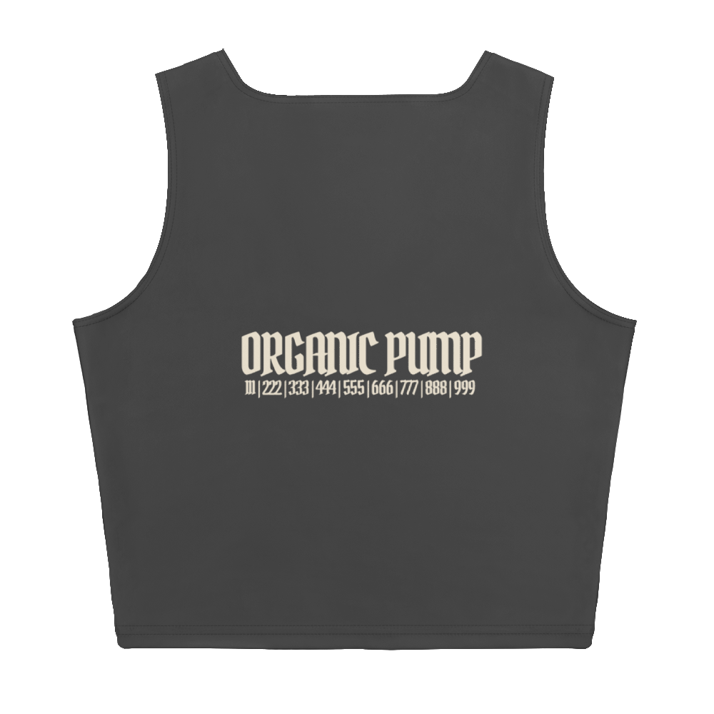 OP ESSENTIAL CROP TANK FADED GREY/TAN