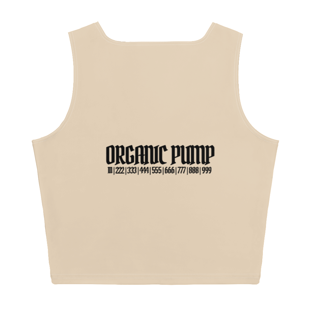 OP ESSENTIAL CROP TANK NATURAL/BLACK