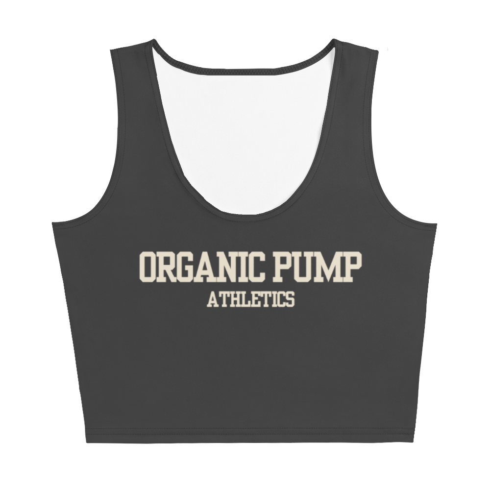 OP ESSENTIAL CROP TANK FADED GREY/TAN