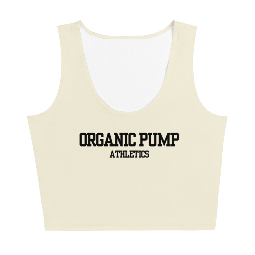 OP ESSENTIAL CROP TANK BONE/BLACK