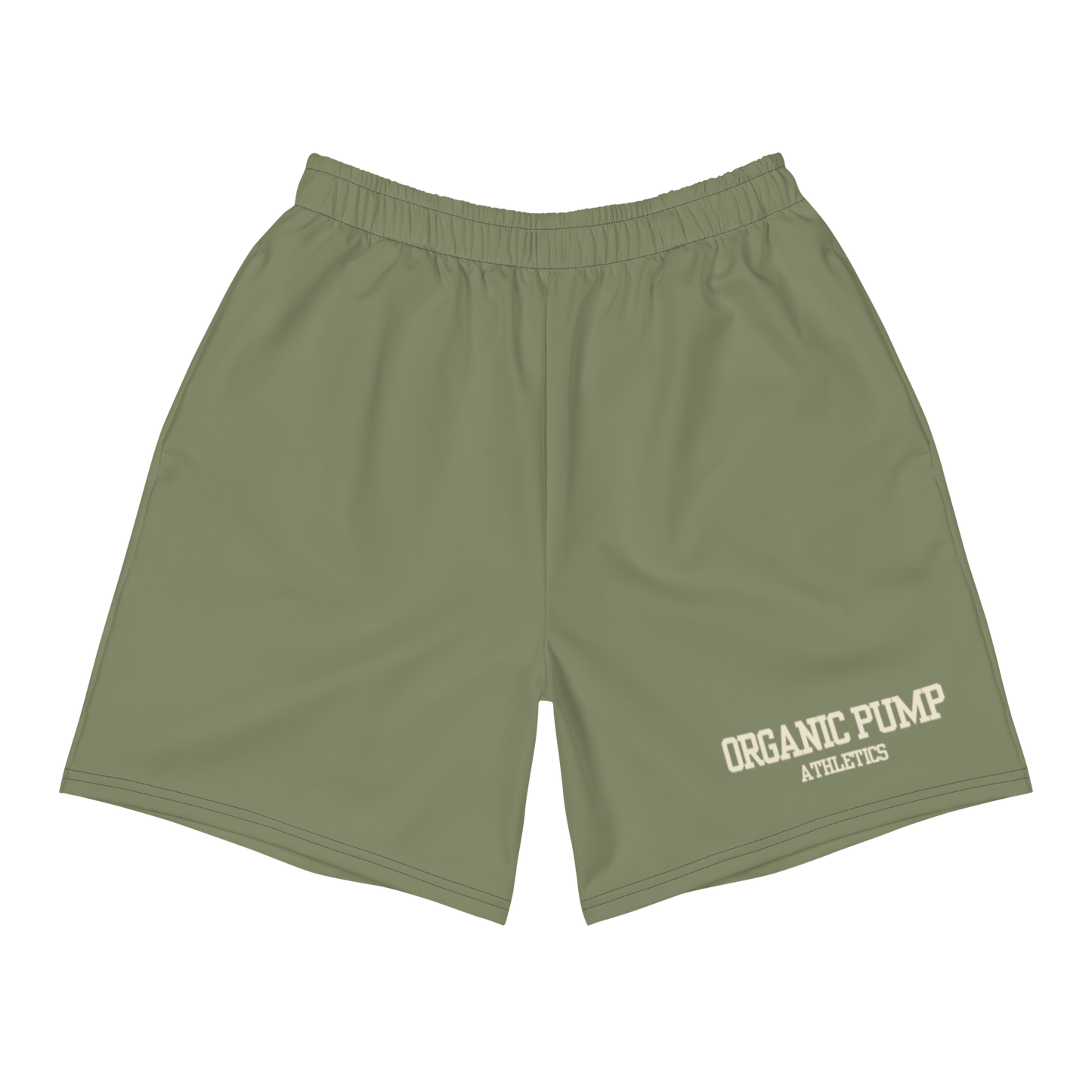 OP ESSENTIAL ATHLETIC SHORTS EUCALYPTUS/TAN