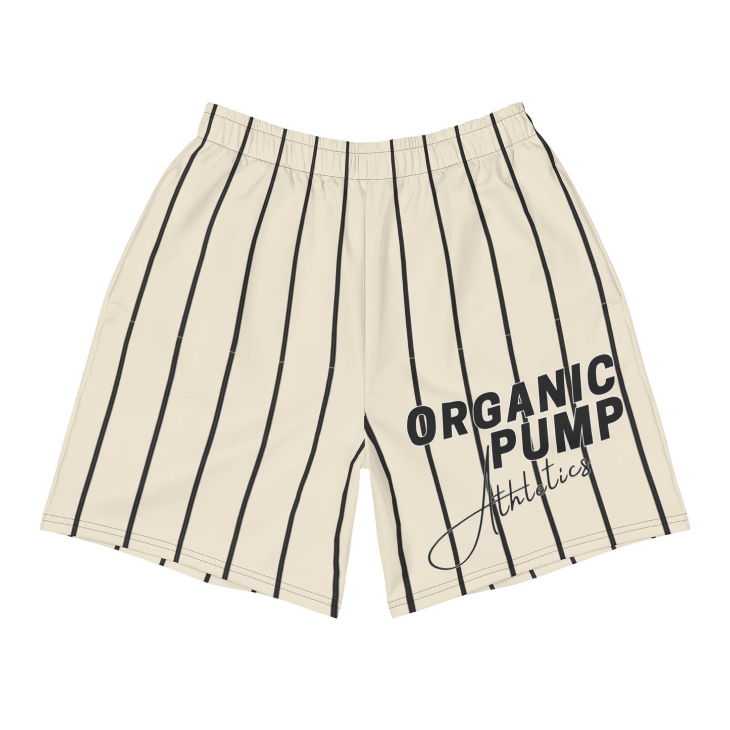 OP SWIM UNISEX 6 IN SEAM NEUTRAL STRIPE