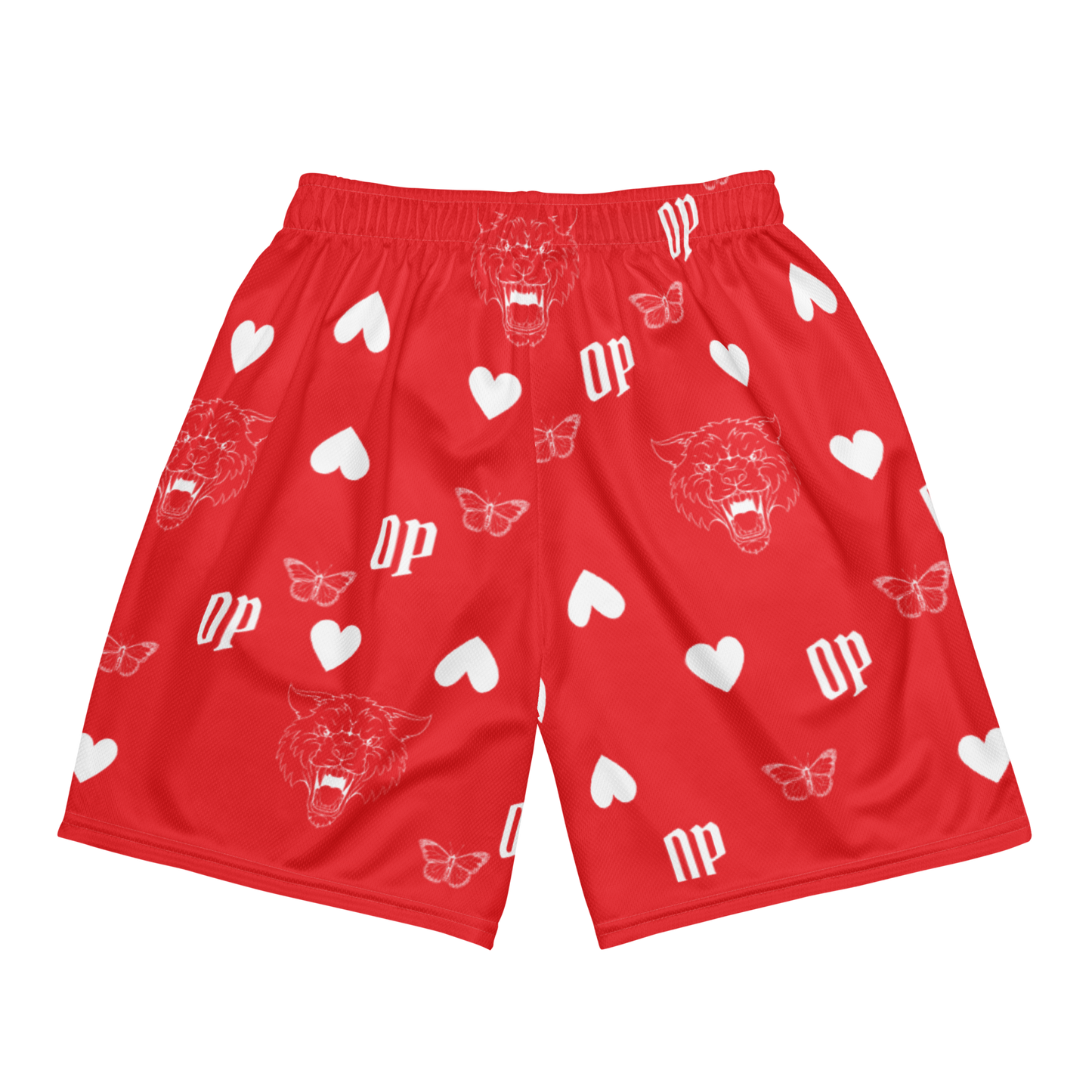 OP LOVERBOY HOOP SHORTS RED
