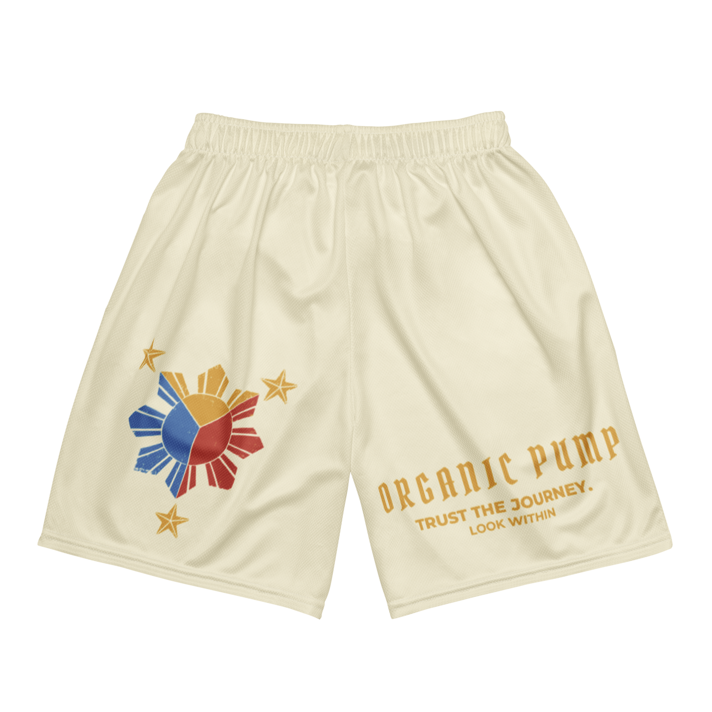 OP x FILIPINO GLOBAL HOOP SHORTS TAN