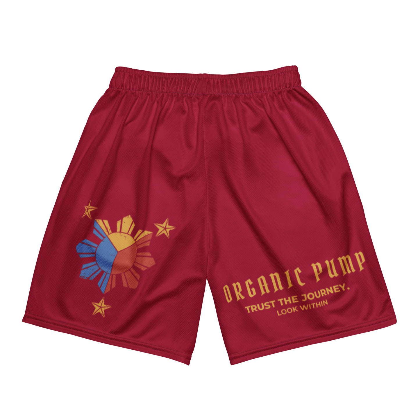 OP x FILIPINO GLOBAL HOOP SHORTS RED