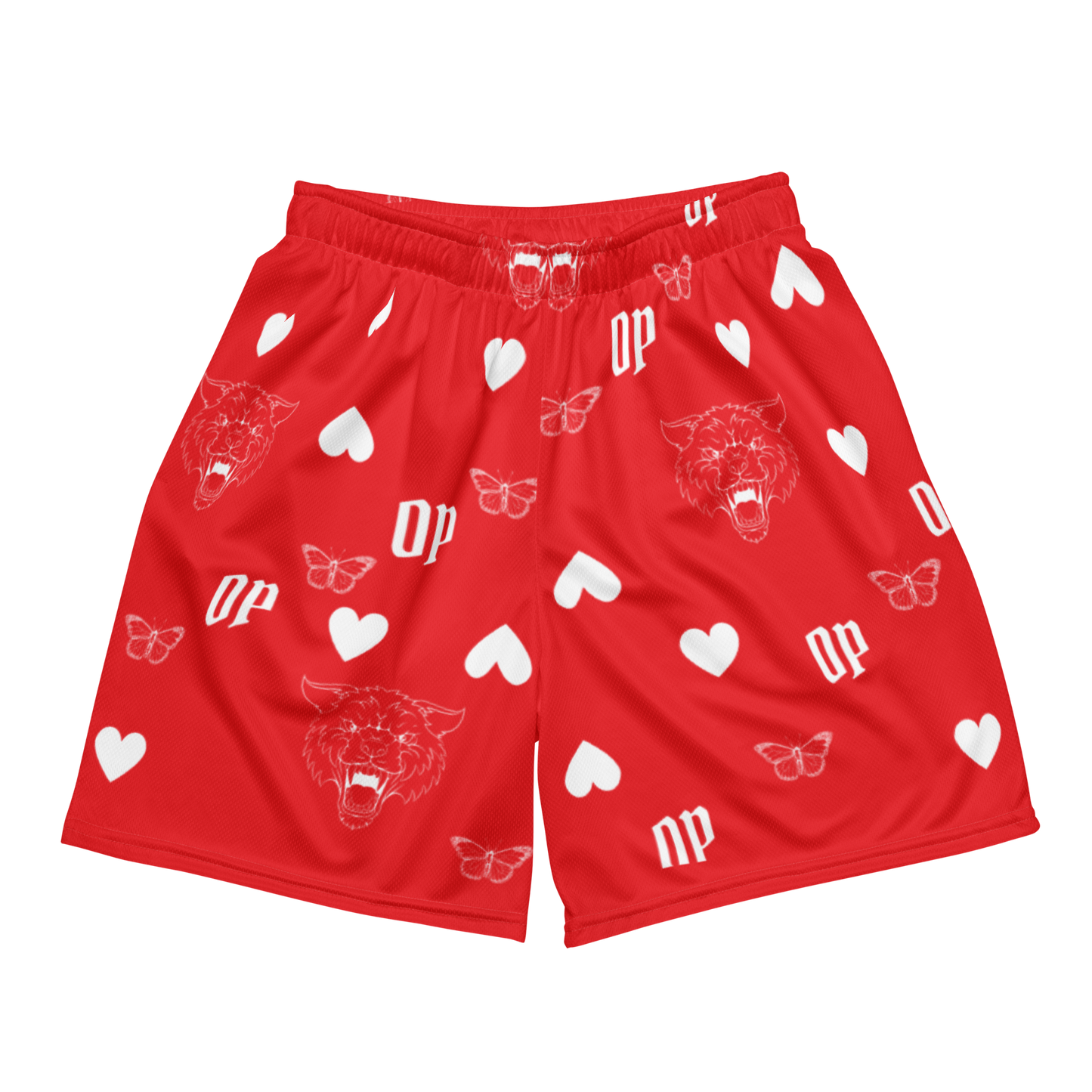 OP LOVERBOY HOOP SHORTS RED