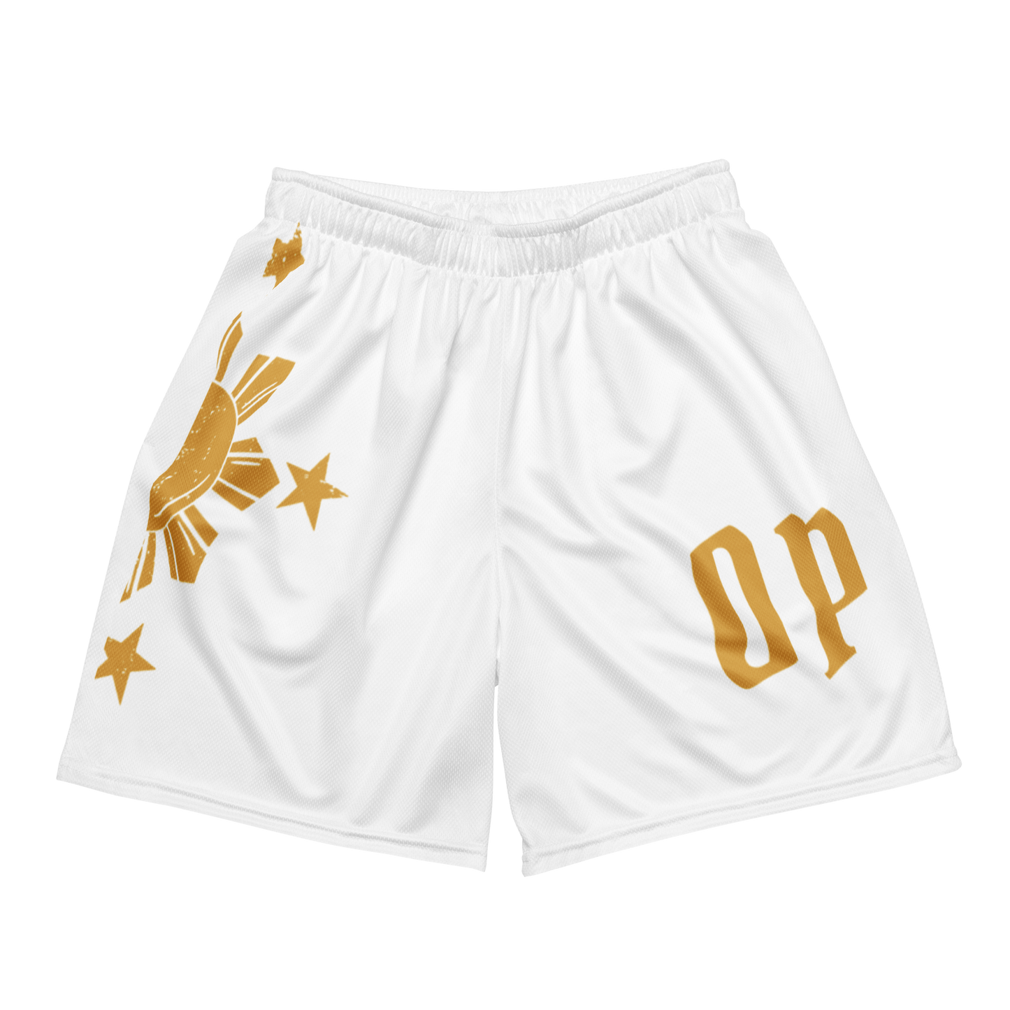OP x FILIPINO GLOBAL HOOP SHORTS WHITE