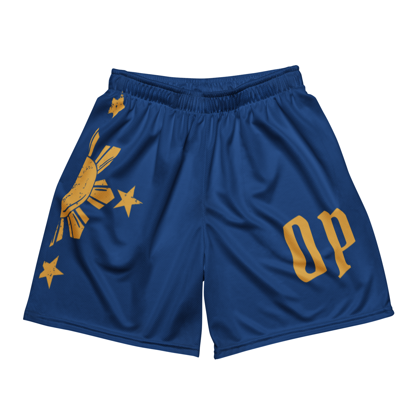 OP x FILIPINO GLOBAL HOOP SHORTS BLUE