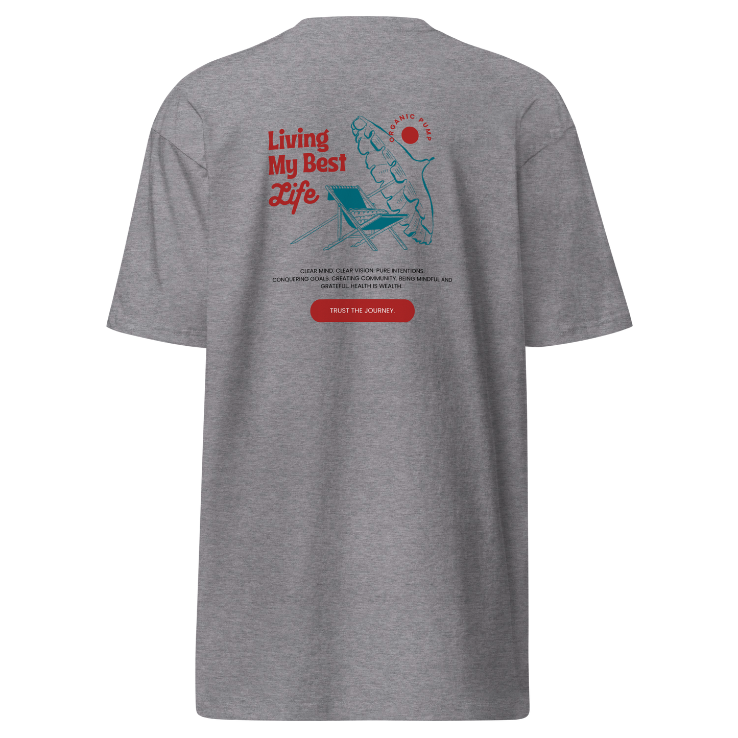OP HEAVYWEIGHT GRAPHIC TEE BEACH LIFE