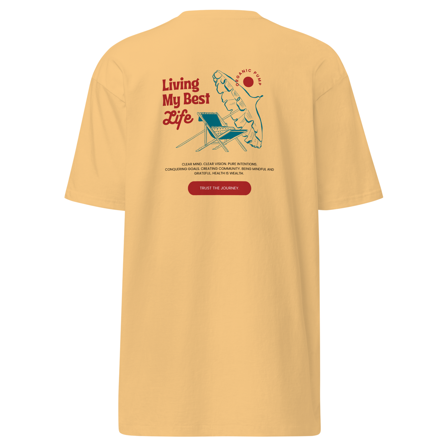 OP HEAVYWEIGHT GRAPHIC TEE BEACH LIFE