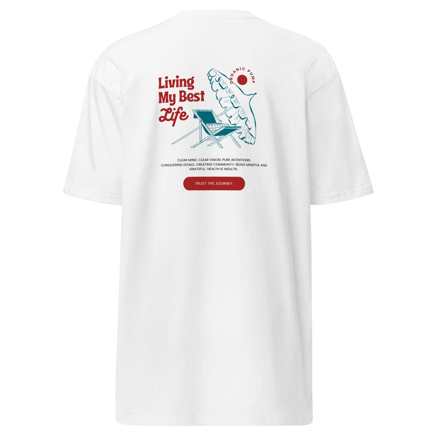 OP HEAVYWEIGHT GRAPHIC TEE BEACH LIFE