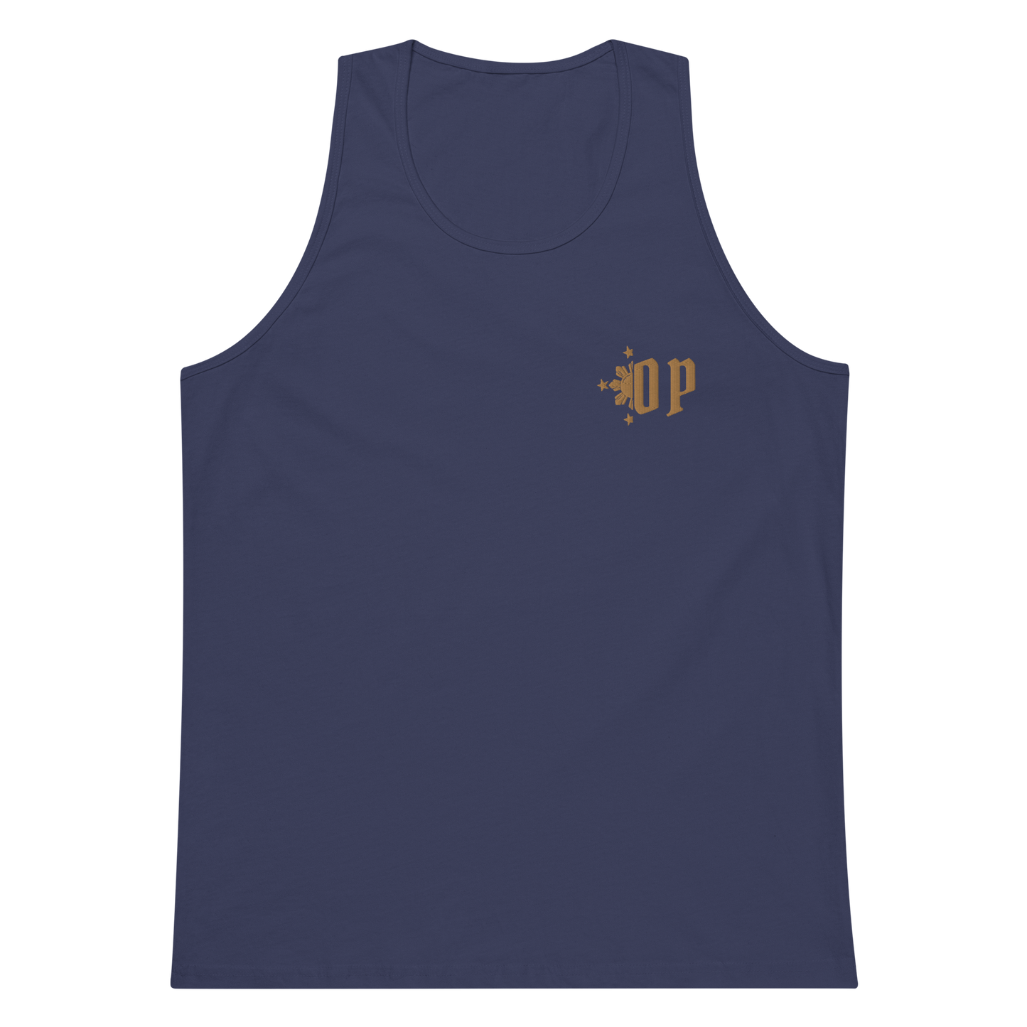 OP PREMIUM MUSCLE TANKS EMBROIDERED FILIPINO