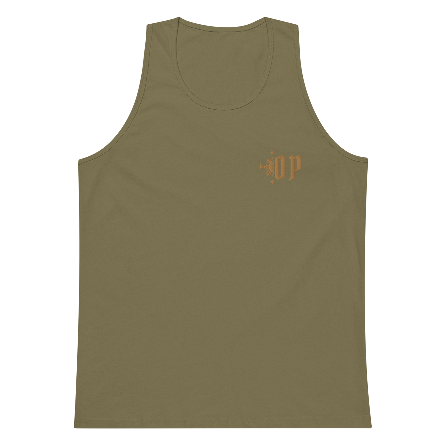 OP PREMIUM MUSCLE TANKS EMBROIDERED FILIPINO