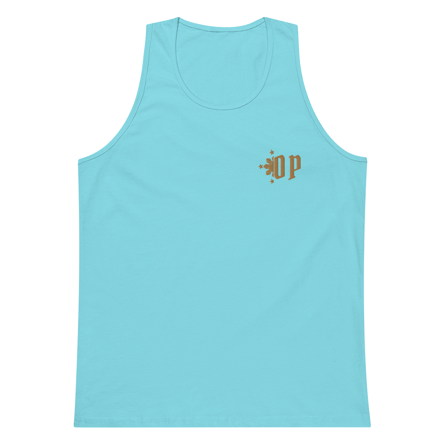 OP PREMIUM MUSCLE TANKS EMBROIDERED FILIPINO