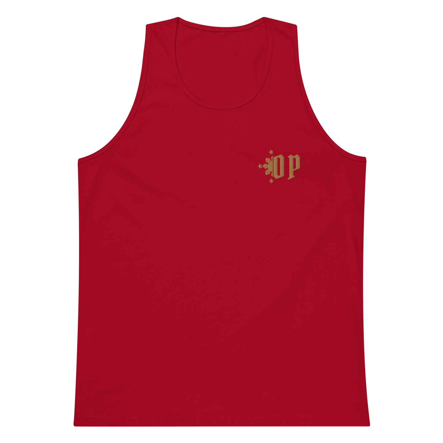 OP PREMIUM MUSCLE TANKS EMBROIDERED FILIPINO