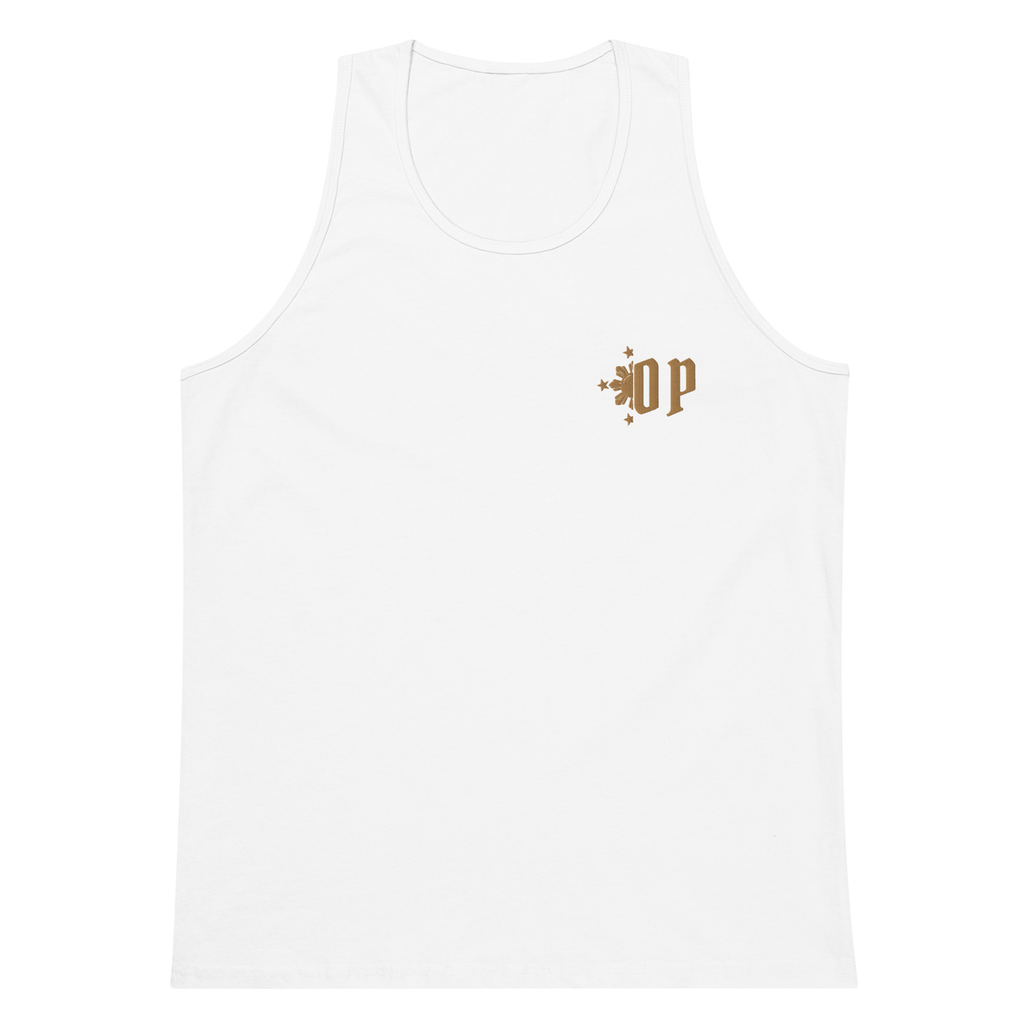 OP PREMIUM MUSCLE TANKS EMBROIDERED FILIPINO