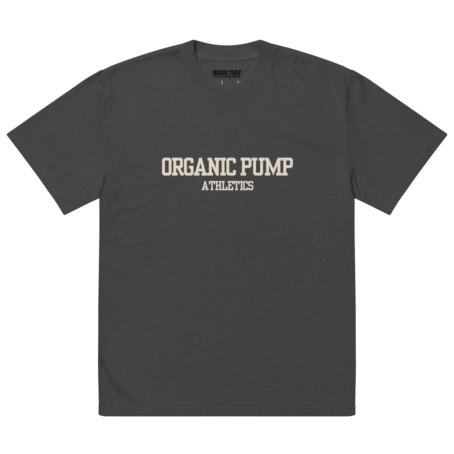 OP FADED OVERSIZED ESSENTIAL TEE TAN LOGO