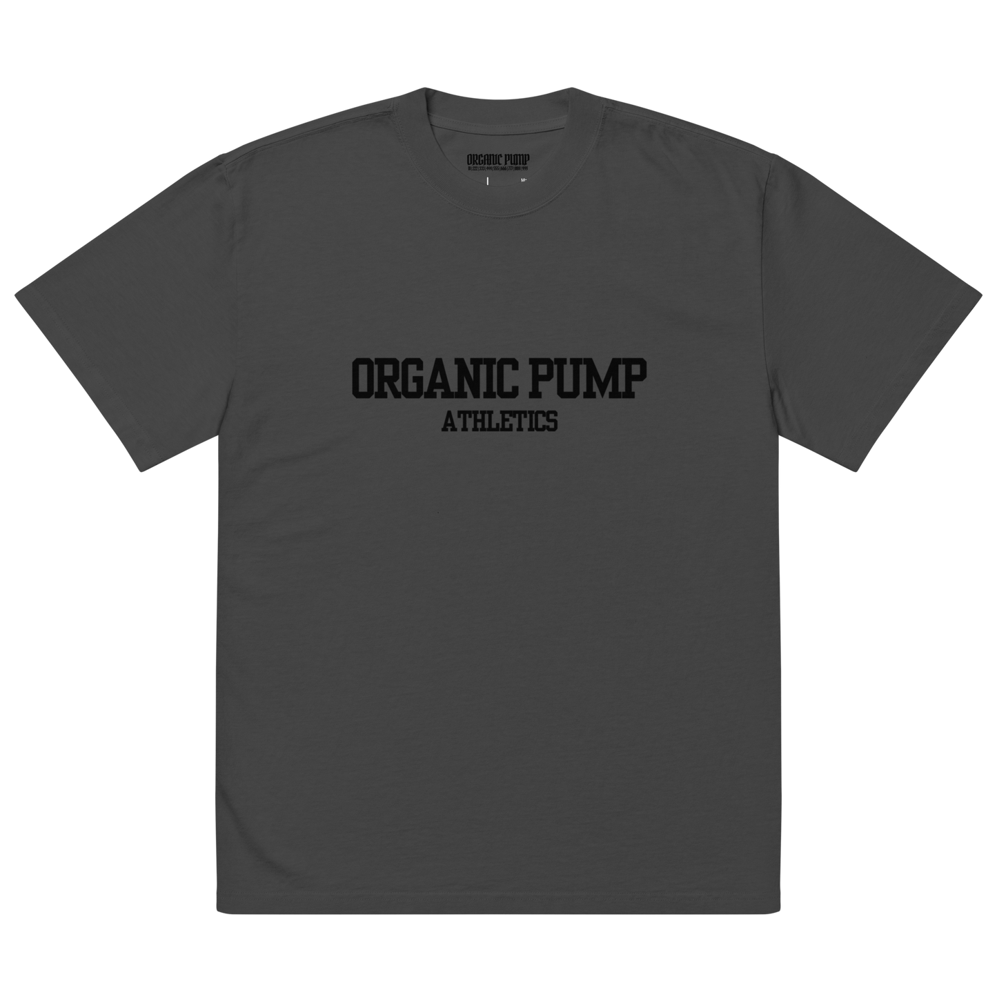 OP FADED OVERSIZED ESSENTIAL TEE BLACK LOGO
