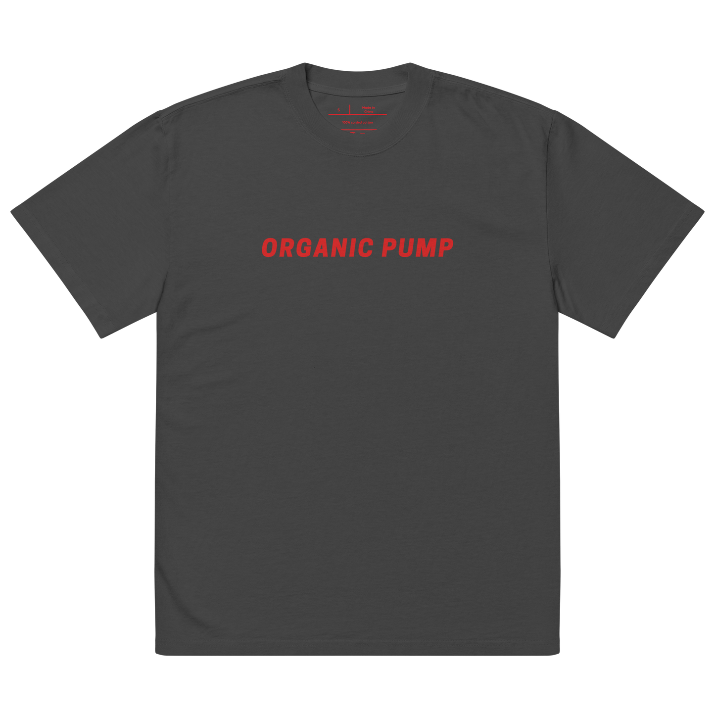 OP RED COLLECTION Oversized faded t-shirt MORE LOVE