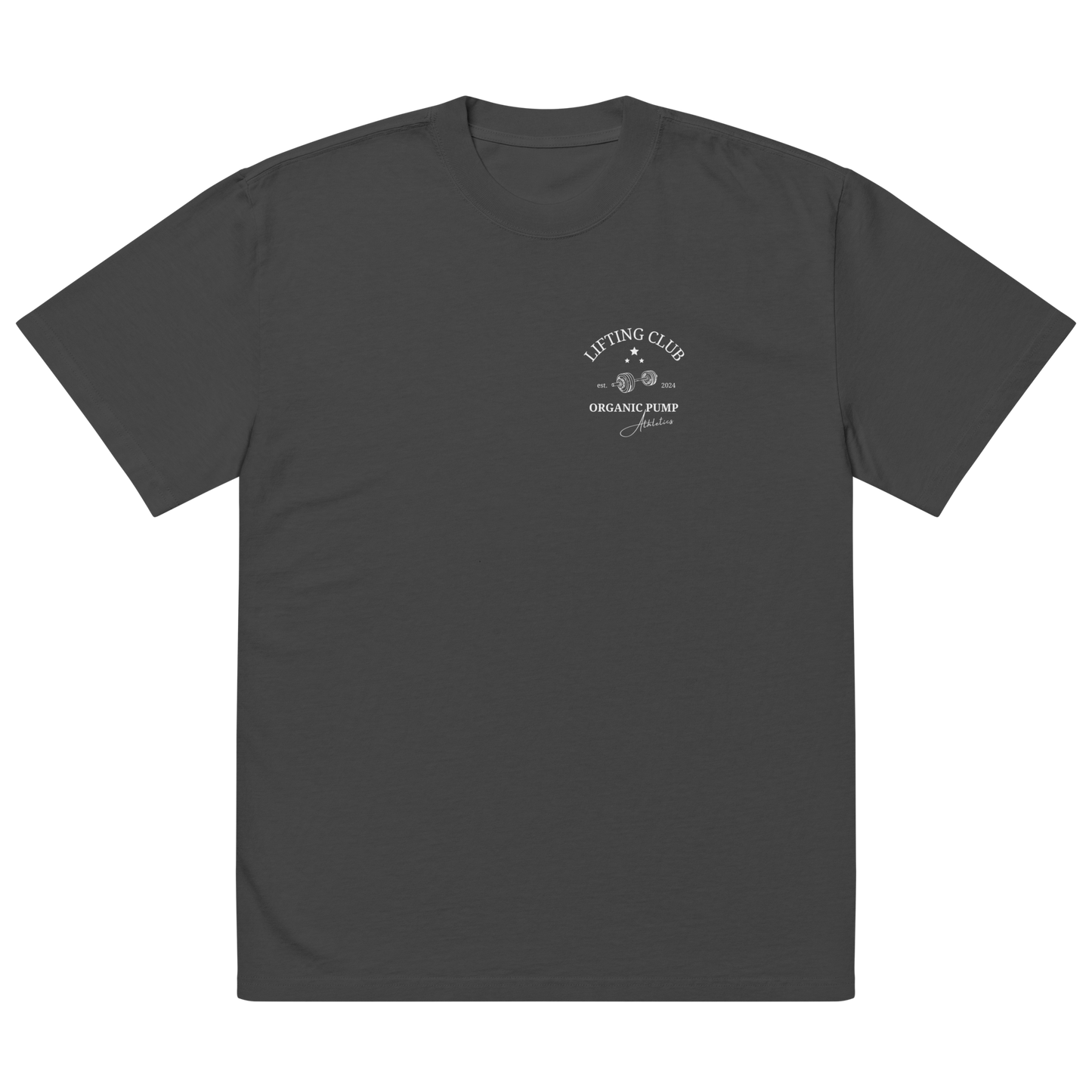OP Oversized faded t-shirt LIFTING CLUB