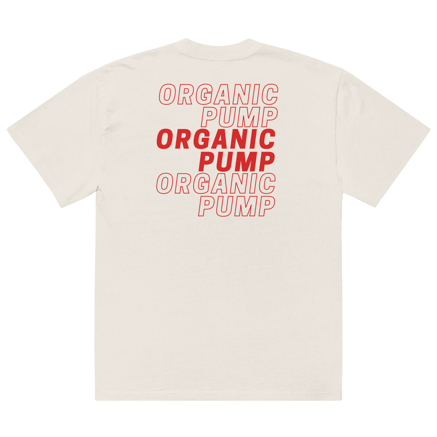 OP RED COLLECTION Oversized faded t-shirt OP