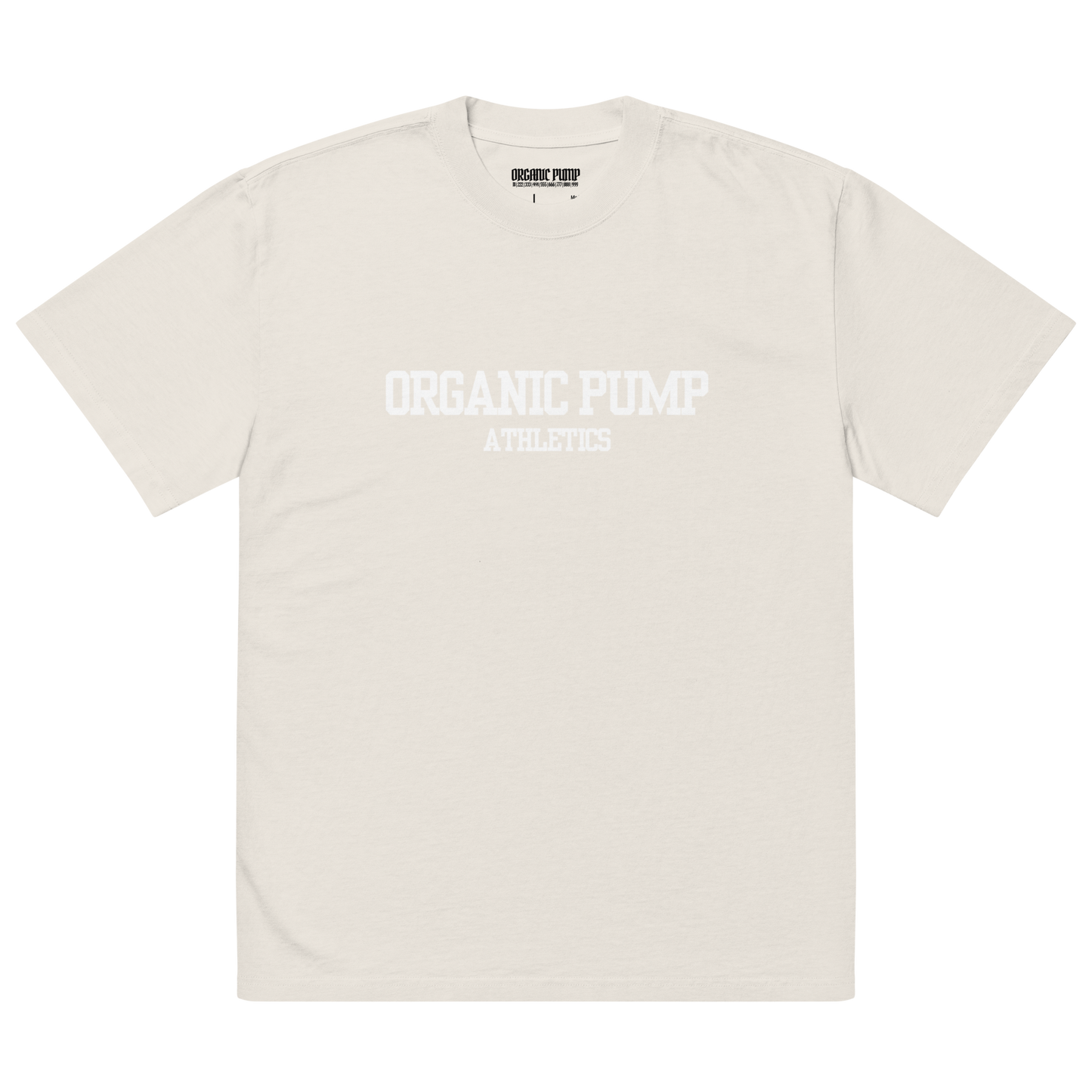 OP FADED OVERSIZED ESSENTIAL TEE WHITE LOGO