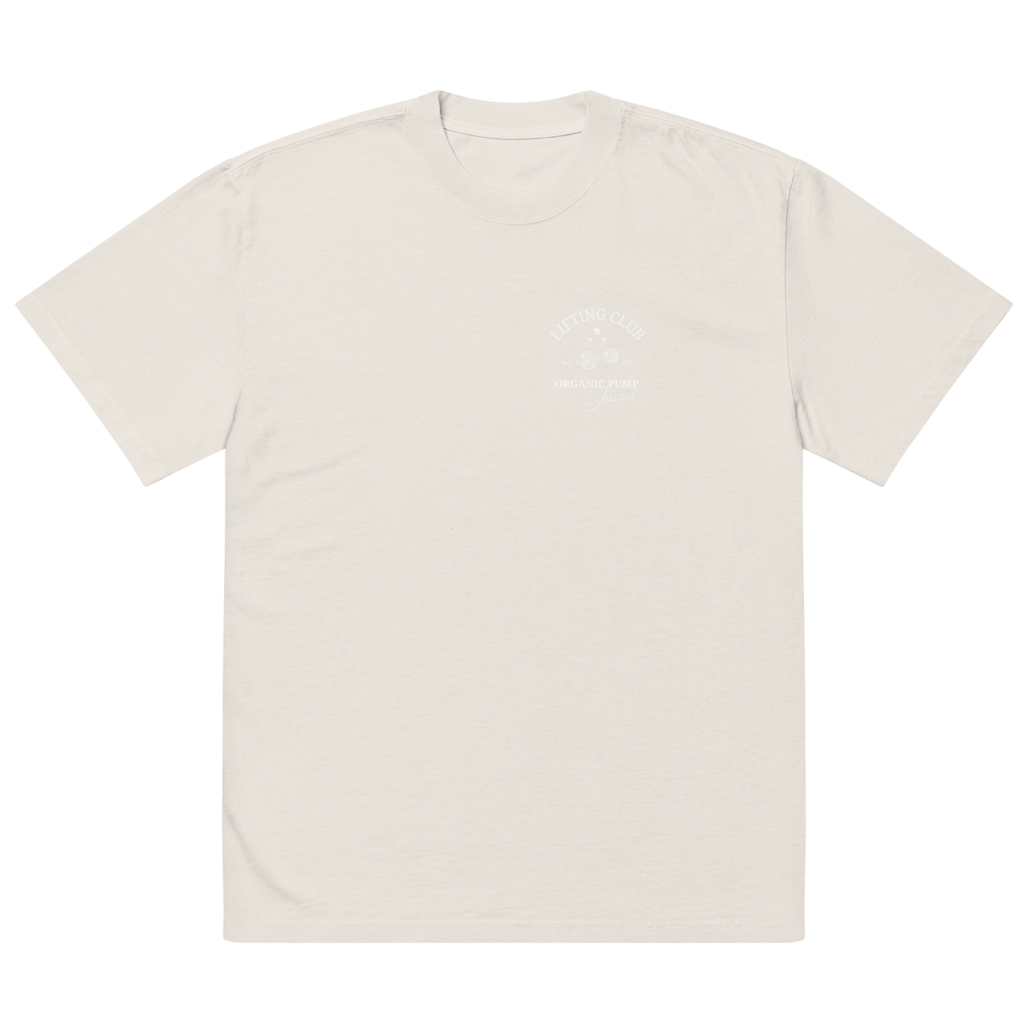 OP Oversized faded t-shirt LIFTING CLUB