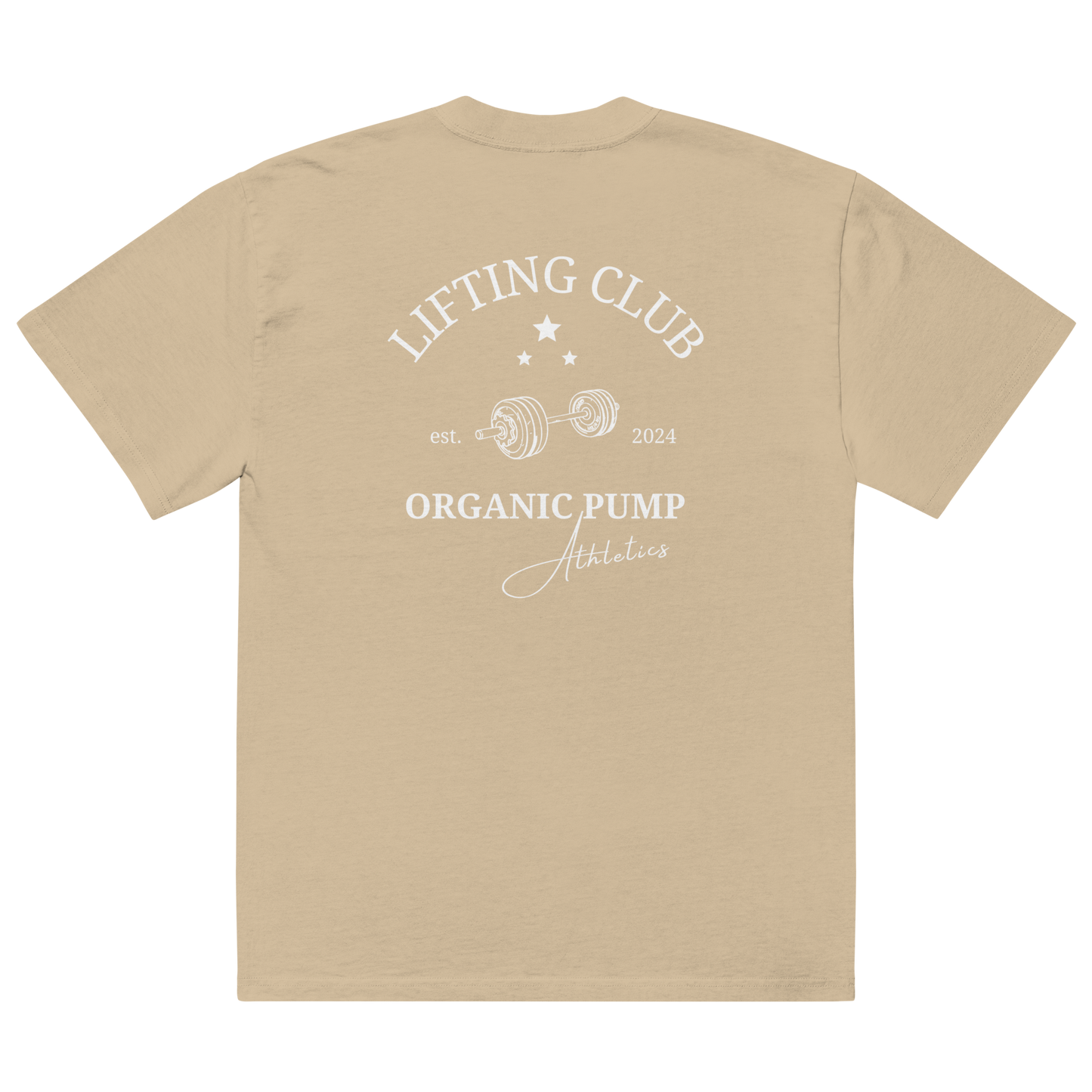 OP Oversized faded t-shirt LIFTING CLUB