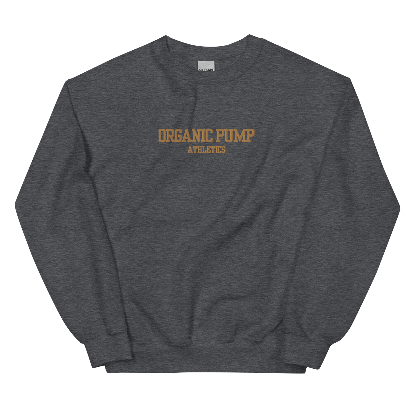OP ESSENTIAL EMBROIDERED CREWNECK GOLD