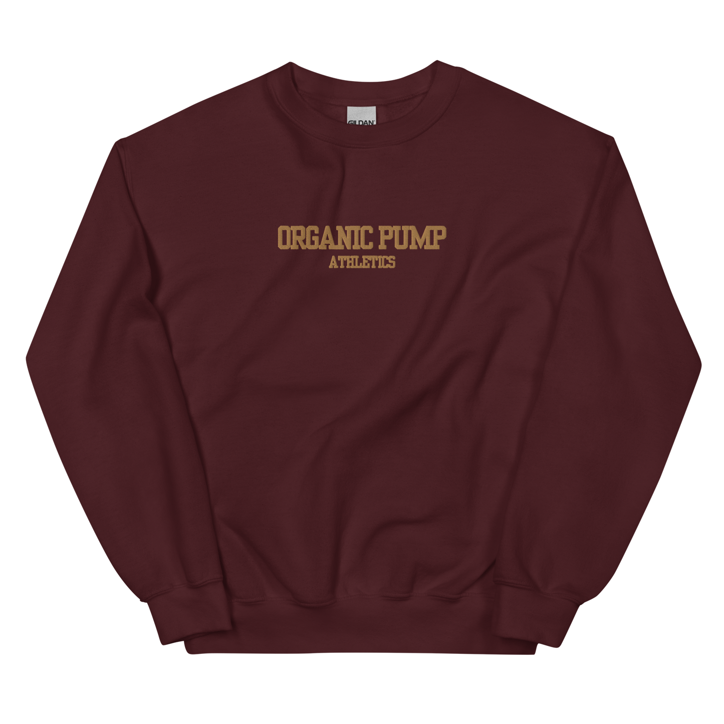 OP ESSENTIAL EMBROIDERED CREWNECK GOLD