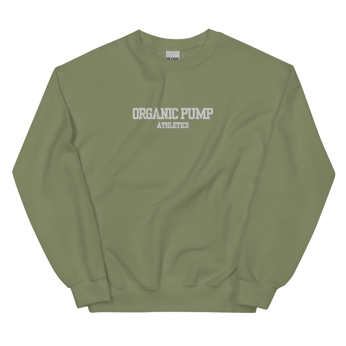 OP ESSENTIAL EMBROIDERED CREWNECK WHITE
