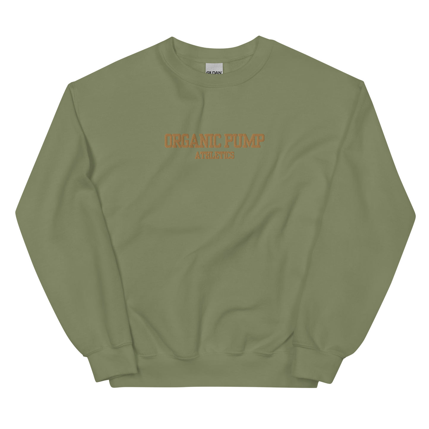 OP ESSENTIAL EMBROIDERED CREWNECK GOLD
