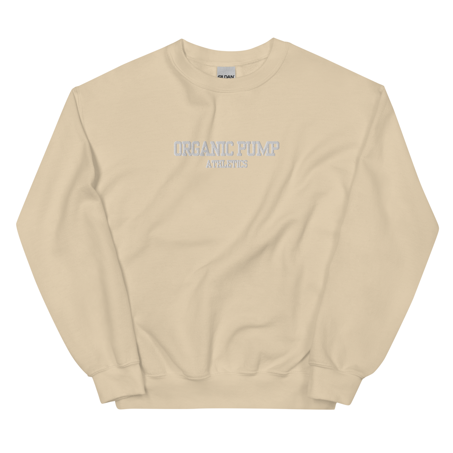OP ESSENTIAL EMBROIDERED CREWNECK WHITE