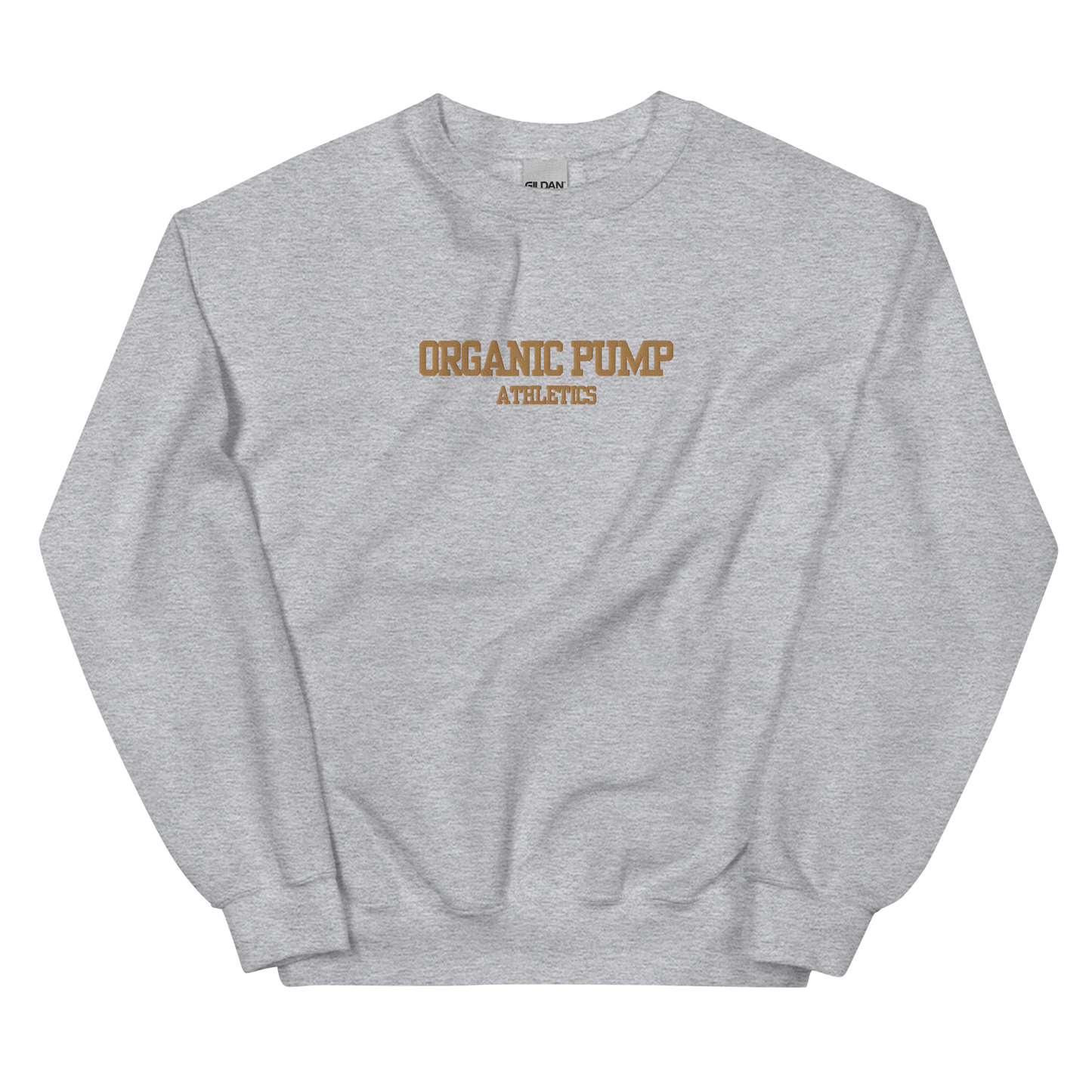 OP ESSENTIAL EMBROIDERED CREWNECK GOLD
