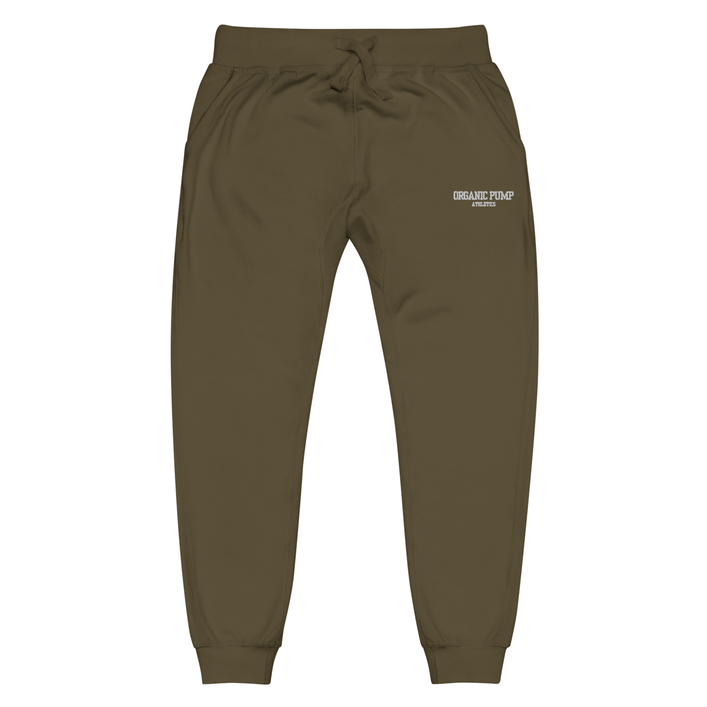 OP ESSENTIAL EMBROIDERED SWEATPANTS WHITE