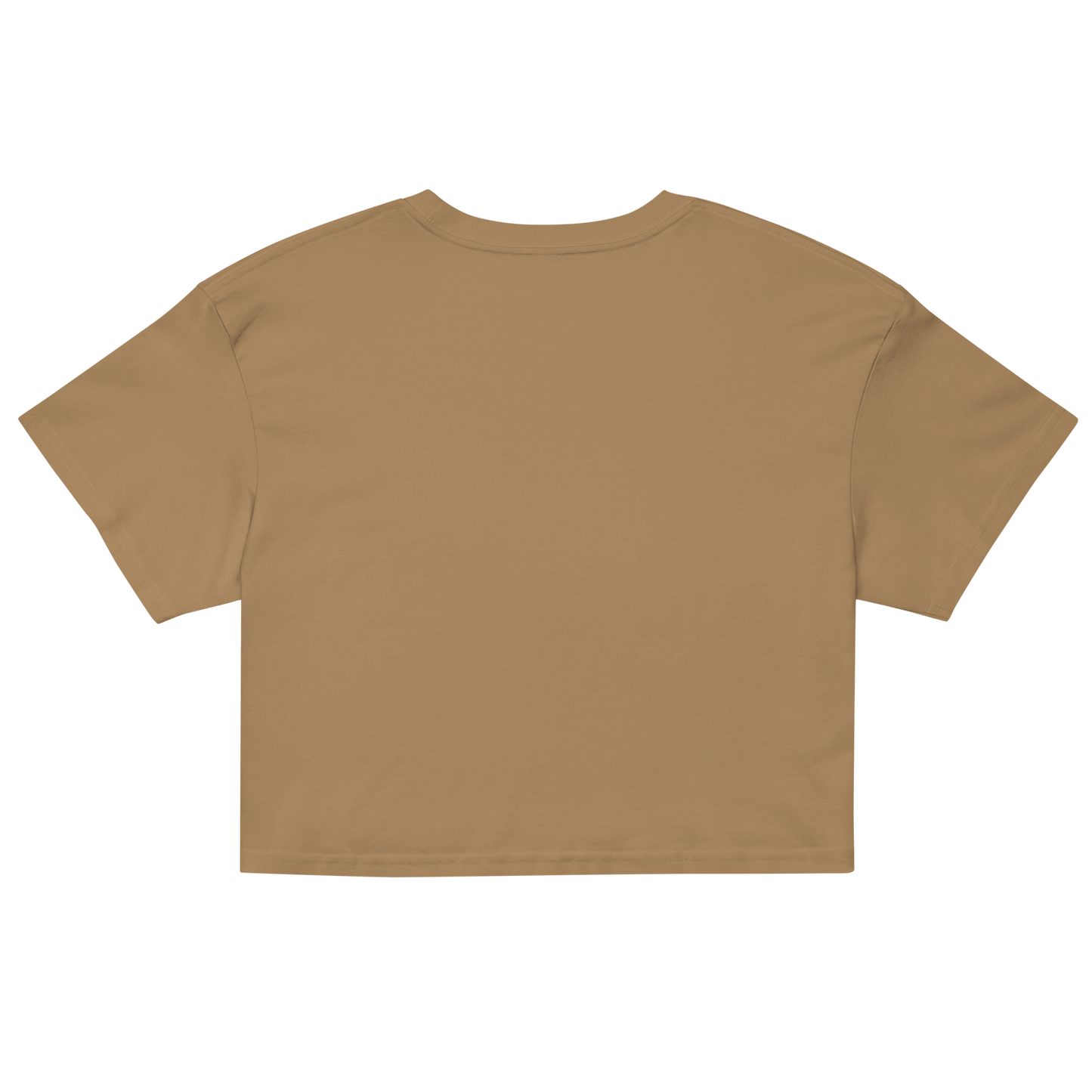 OP ESSENTIAL EMBROIDERED CROP GOLD
