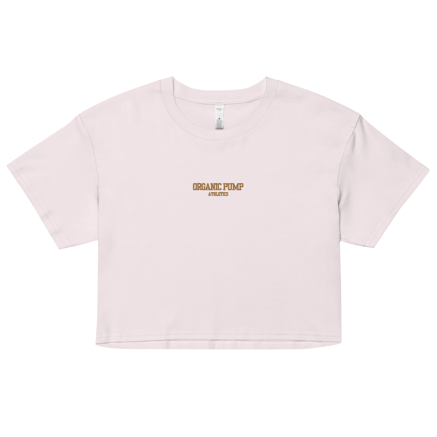 OP ESSENTIAL EMBROIDERED CROP GOLD