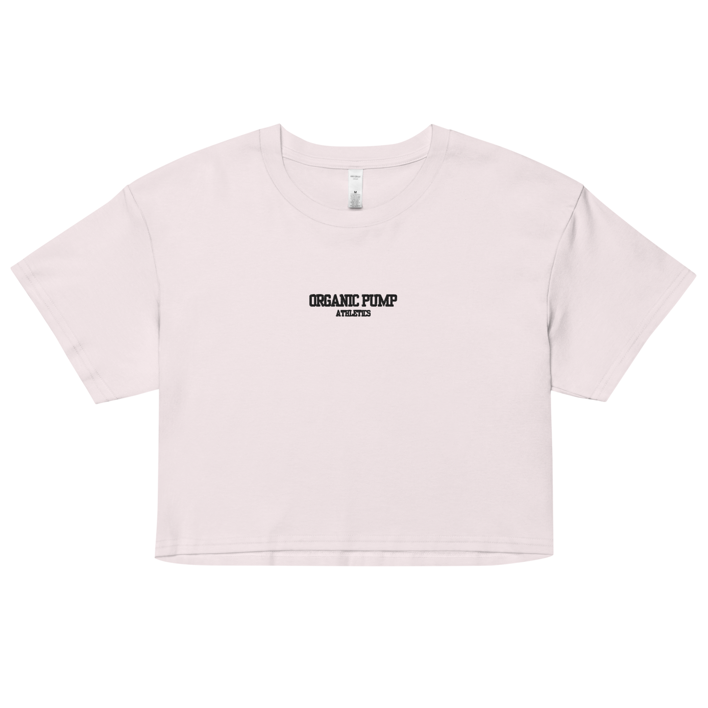 OP ESSENTIAL EMBROIDERED CROP BLACK