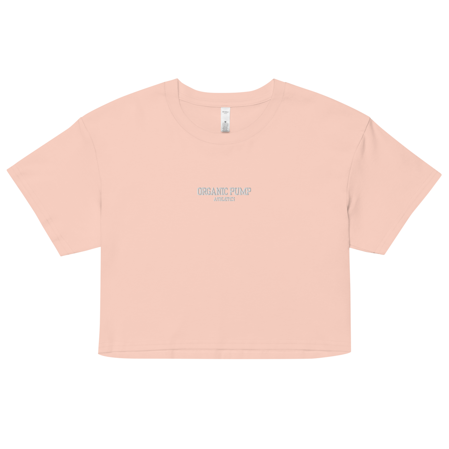 OP ESSENTIAL EMBROIDERED CROP WHITE