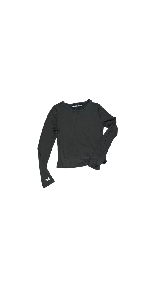 OP BASIC WOMENS LONG SLEEVE GRAY