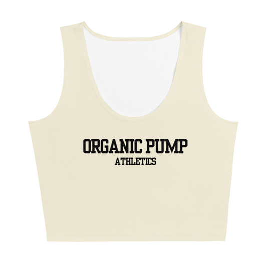 OP ESSENTIAL CROP TANK BONE/BLACK