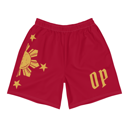 OP FILIPINO ATHLETIC SHORTS RED