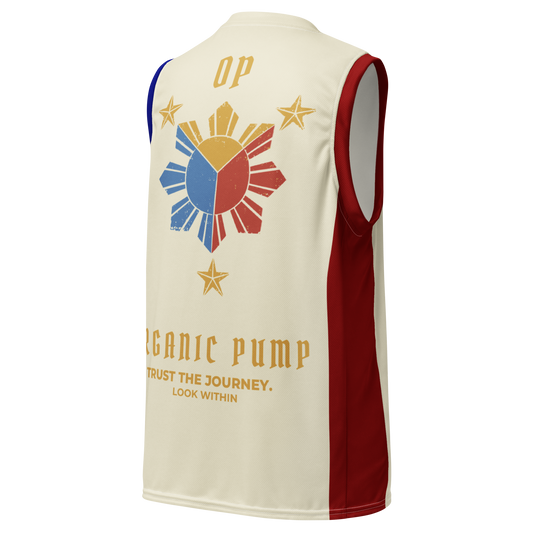 OP x FILIPINO GLOBAL BASKETBALL JERSEY TAN