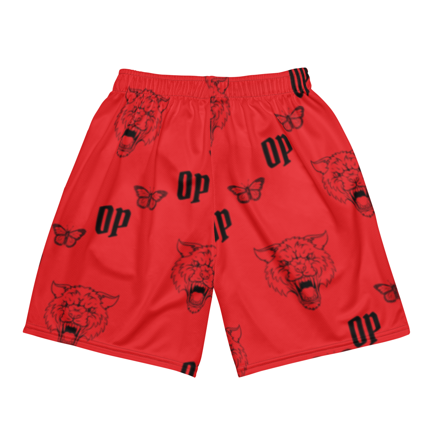 RED OP BASKETBALL SHORTS