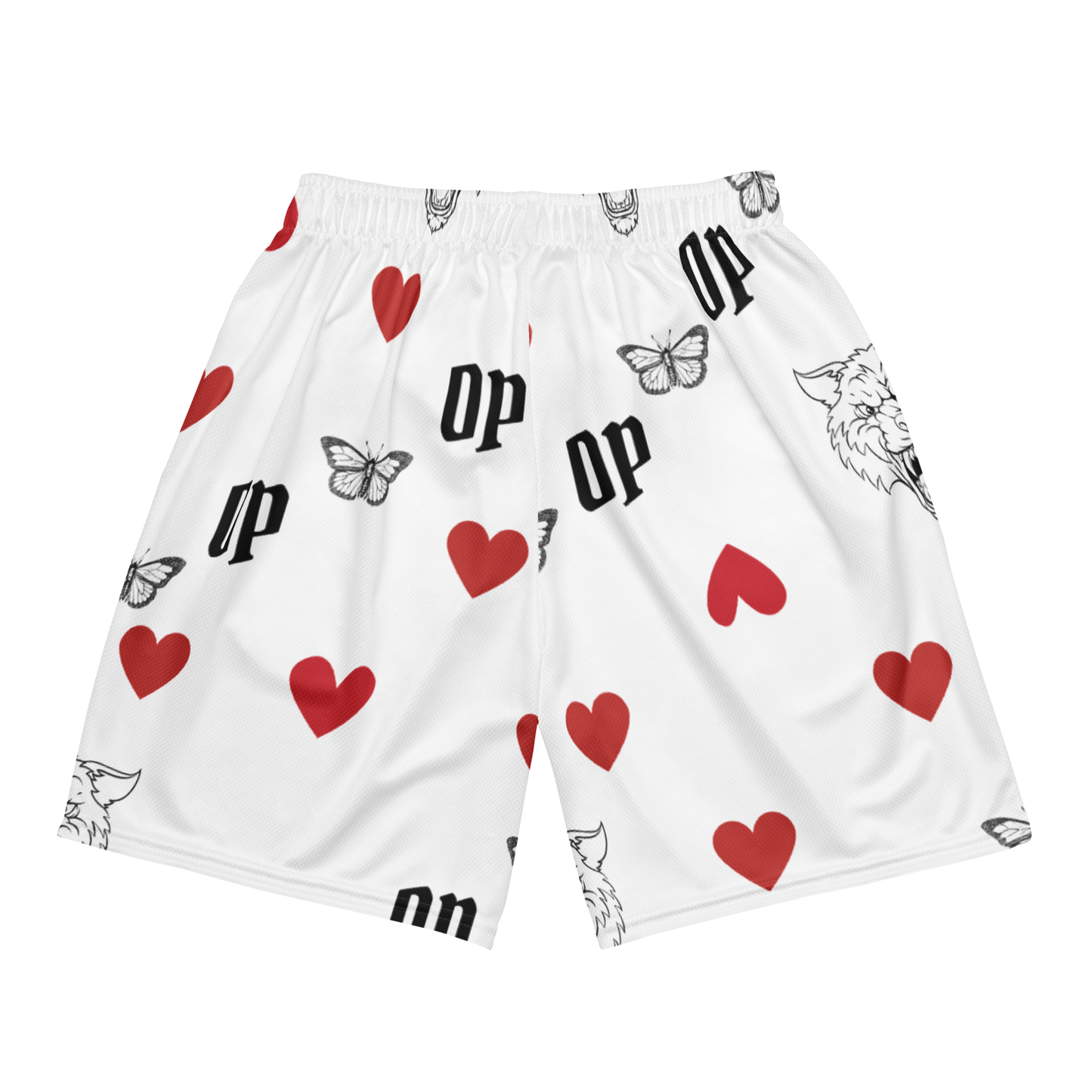 OP LOVERBOY HOOP SHORTS WHITE