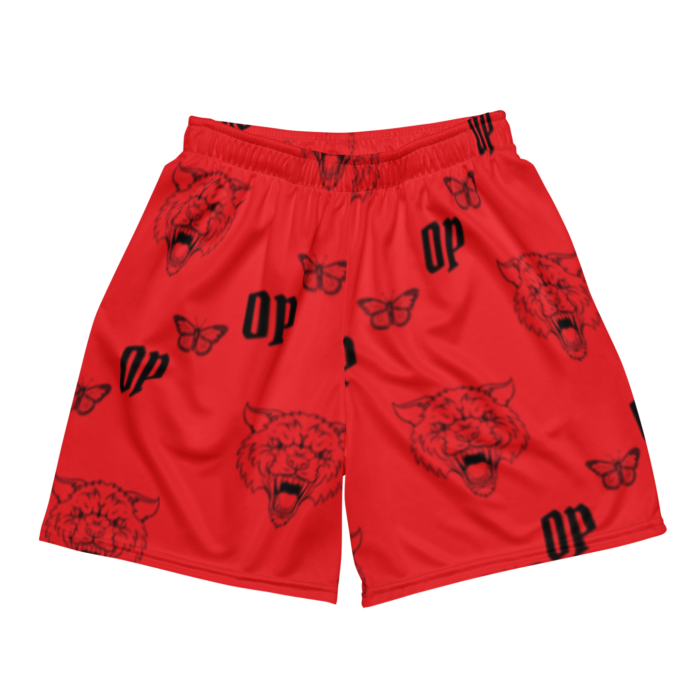 RED OP BASKETBALL SHORTS