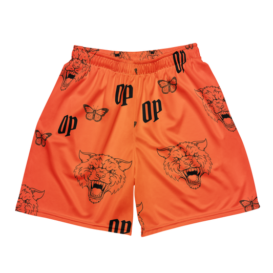 OP AURA HOOP SHORTS ORANGE